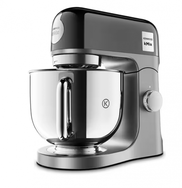 Kenwood kmx760abc impastatrice planetaria kitchen machine kmix limited edition , robot da cucina mixer, 3 ganci di miscelazione, potenza 1000 w, ciotola da 5 litri, acciaio, plastica, nero cromato