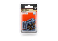 Kit 18 pcs Tasselli &Oslash;6x30mm Con Viti 3,5x30mm