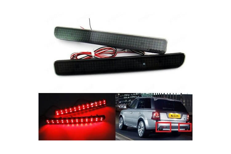 Kit 2 Fanali Posteriori A Led Nero Fume Per Land Rover Discovery 3 4 Range Rover Sport L320