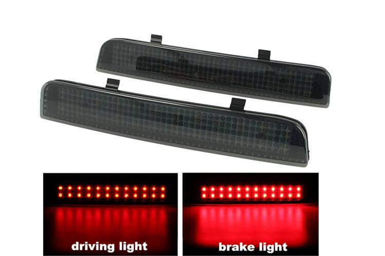 Kit 2 Fanali Posteriori A Led Nero Fume Per Land Rover Freelander 2 Range Rover L322