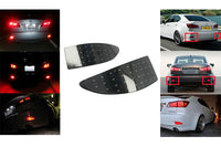 Kit 2 Fanali Posteriori A Led Nero Fume Per Lexus IS 250 300h 350 MK III XE30 Rear Bumper Reflector Light