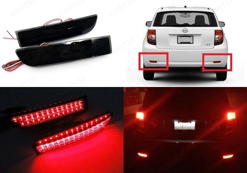 Kit 2 Fanali Posteriori A Led Nero Fume Per Toyota Alphard T270 Avensis Previa Estima RAV4