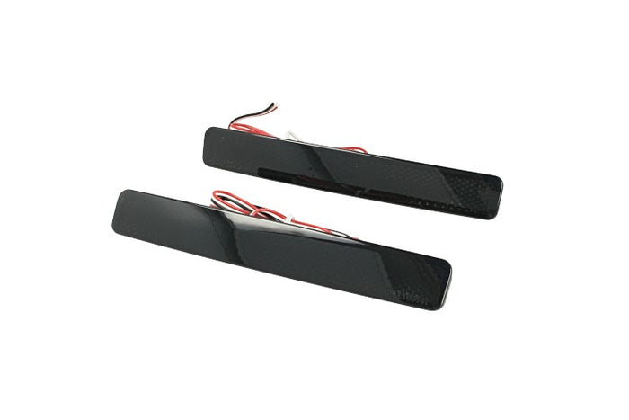 Kit 2 Fanali Posteriori A Led Nero Fume Per VW T5 Transporter Caravelle Multivan Rear Bumper Tail Brake Reflector Light