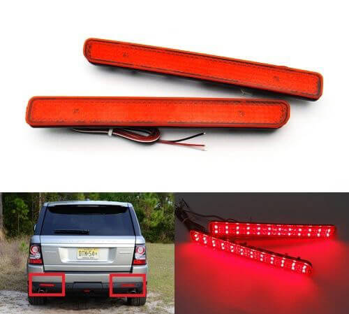 Kit 2 Fanali Posteriori A Led Rosso Per Land Rover Discovery 3 4 Range Rover Sport L320 Sostituzione Riflettore Catarifrangente Originale