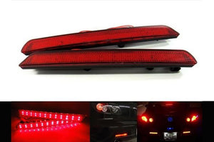 Kit 2 Fanali Posteriori A Led Rosso Per Mazda 3 Axela BK Rear Bumper Tail Brake Reflector Light