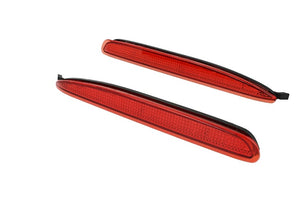 Kit 2 Fanali Posteriori A Led Rosso Per Mazda 6 Atenza GG Sostituzione Riflettore Catarifrangente Rear Bumper Reflector Tail Brake Light