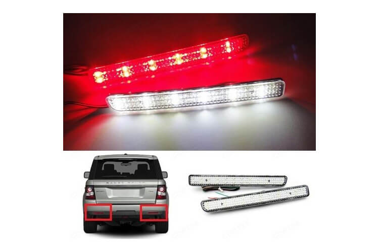 Kit 2 Fanali Posteriori A Led Trasparente Per Land Rover Discovery 3 4 Range Rover Sport L320