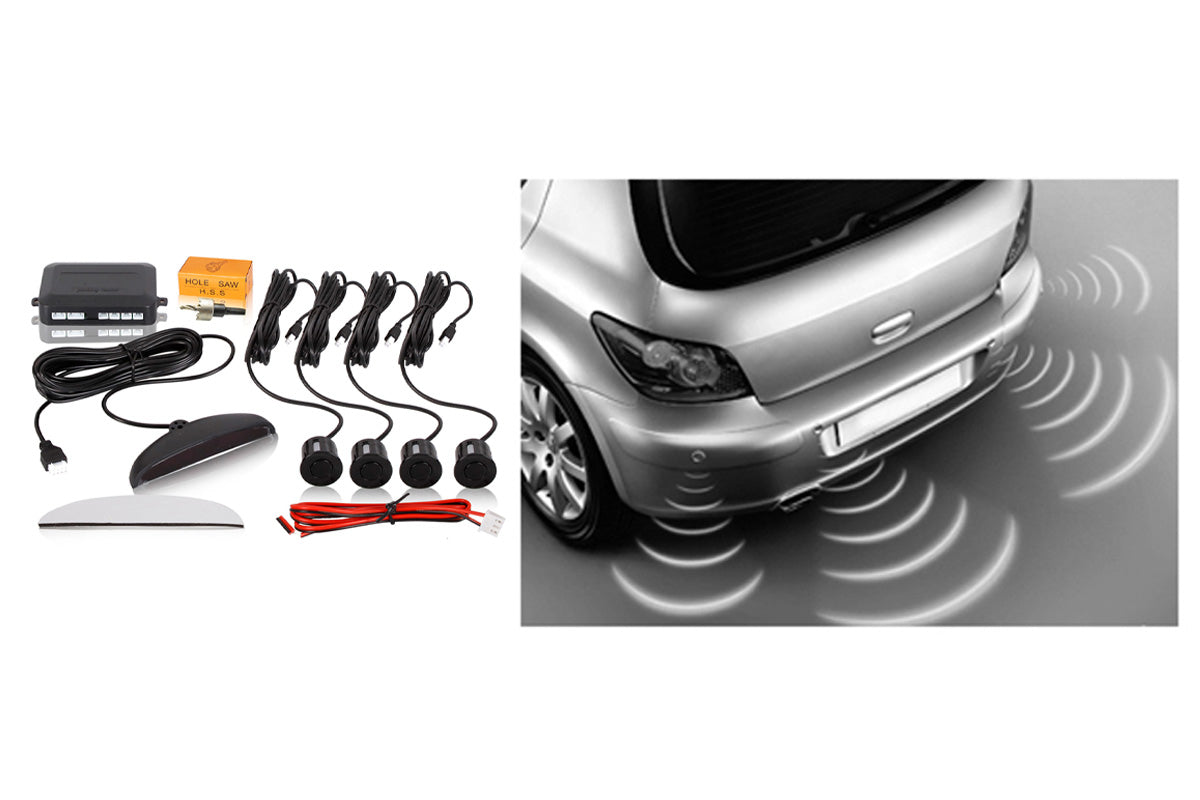 Kit 4 Sensore di Parcheggio Con Display Led e Cicalino