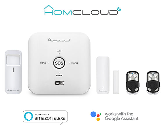 Kit Antifurto wireless 10G Homcloud Wi-Fi + GSM WL-AK10GDT