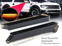 Kit Freccia Laterale a Led Freccia Dinamica Frontale Lente Fume Ford F150 Raptor Expedition Lincoln Mark LT OEM 4L3Z13B374AA 4L3Z13B375AA