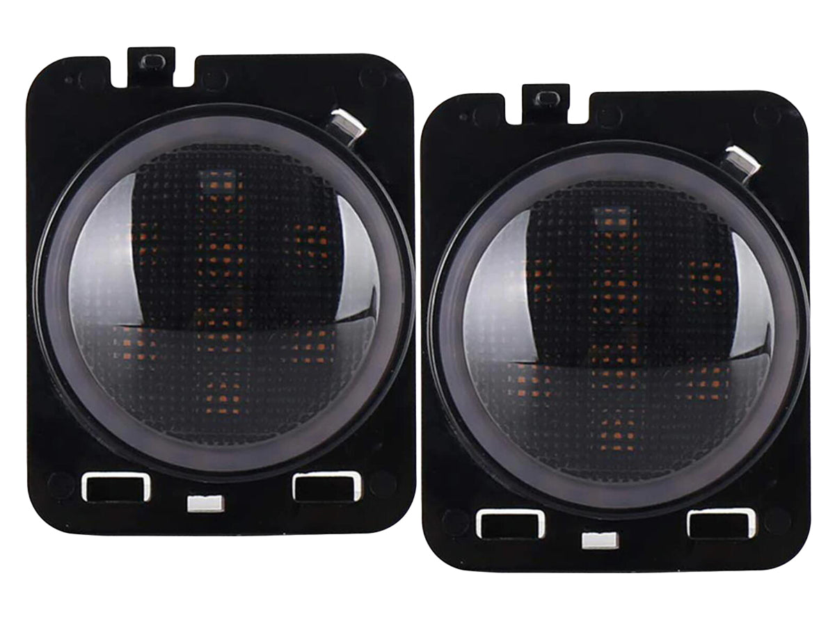 Kit Freccia Laterale a Led Side Marker Dinamica Lente Fume Jeep Wrangler JK 2007-2015