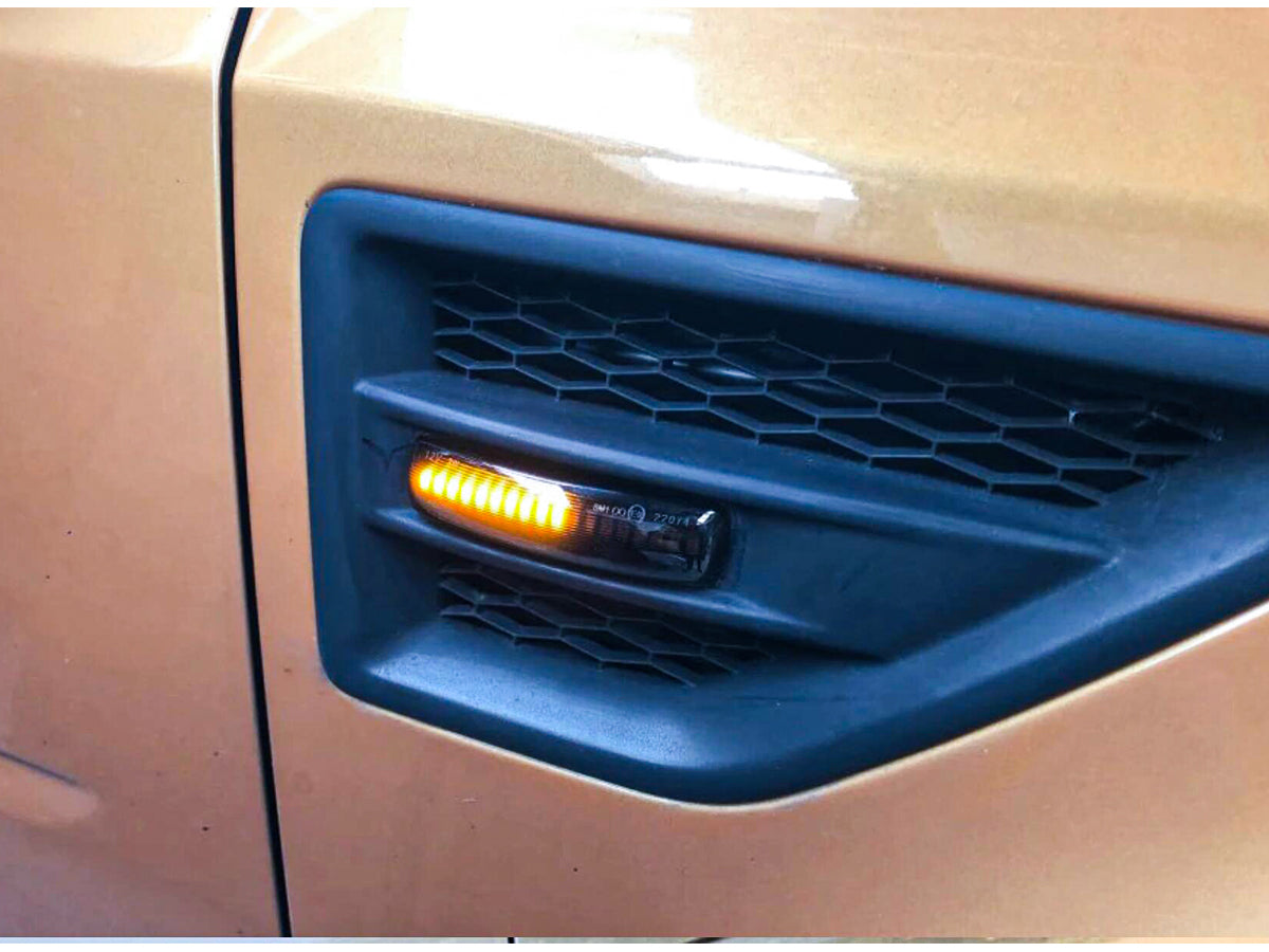 Kit Freccia Laterale a Led Side Marker Dinamica Lente Fume Land Rover Discovery 3 4 Freelander 2 Rang Rover Sport