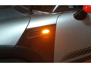 Kit Freccia Laterale a Led Side Marker Dinamica Lente Fume Mini Cooper R50 R52 R53 2001-2006 CL-R53-SML-SM