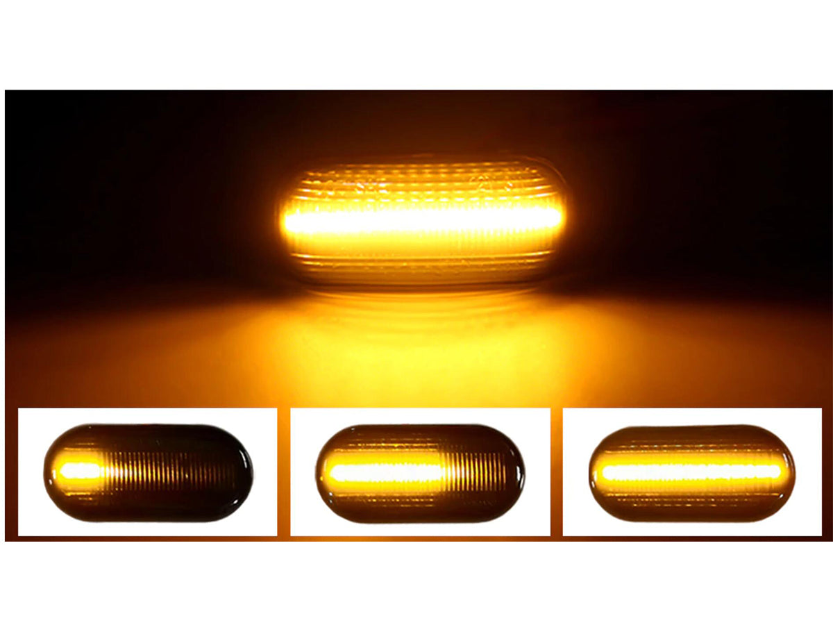 Kit Freccia Laterale a Led Side Marker Dinamica Lente Fume Smart Fortwo W453 C453 OEM CL-SM453-SM