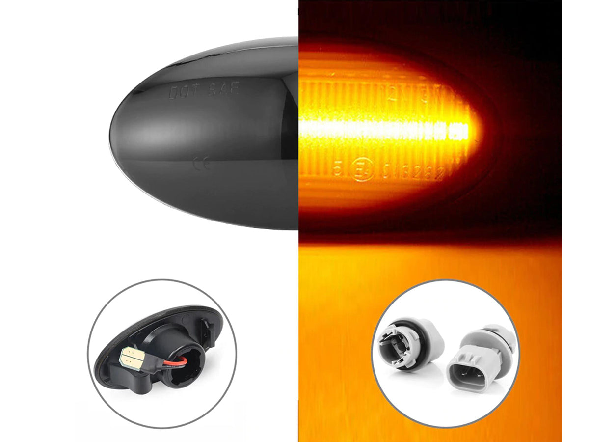 Kit Freccia Laterale a Led Side Marker Dinamica Lente Fume Suzuki Jimny Swift Alto SX4 OEM 603658232542