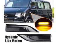 Kit Freccia Laterale a Led Side Marker Dinamica Lente Fume VW Caddy T6 Dopo 2015