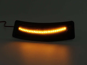 Kit Freccia Laterale a Led Side Marker Lente Nero Fume Luce Arancione Per BMW Serie 3 F30 OEM 63147847205 63147847206