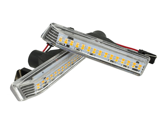 Kit Freccia Laterale a Led Side Marker Lente Trasparente Luce Arancione Per BMW E36 M3 X5 E53 OEM 344-1405