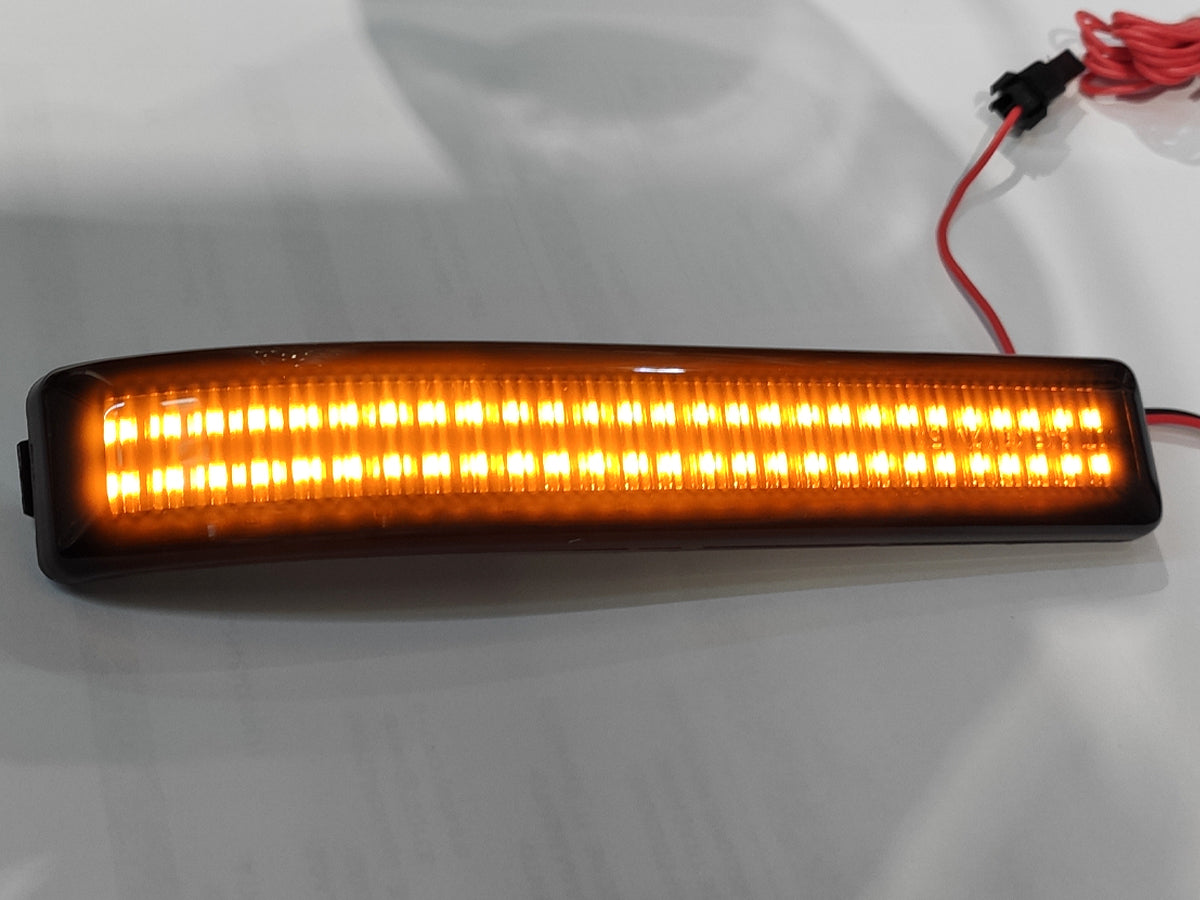 Kit Freccia Led Specchietto Retrovisore Dinamico Sequenziale Ford F150 Raptor 9L3Z17E748BA Lente Fume Arancione + DRL