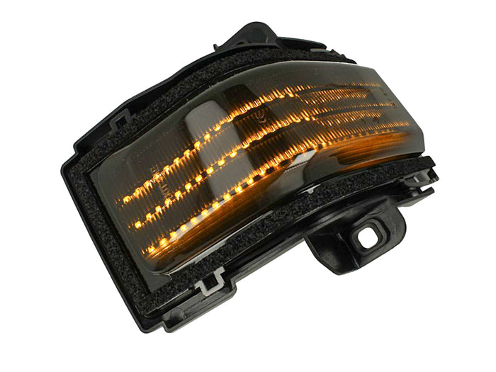 Kit Freccia Led Specchietto Retrovisore Dinamico Sequenziale Ford F250 F350 F450 Super Duty Lente Fume Arancione + DRL