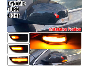 Kit Freccia Led Specchietto Retrovisore Dinamico Sequenziale Renault Grand Scenic III Megane Fluence