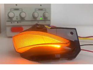 Kit Freccia Led Specchietto Retrovisore Dinamico Sequenziale Toyota Corolla Dopo 2019 Lente Fume Arancione