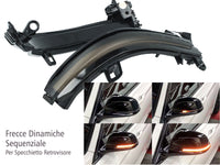 Kit Freccia Specchietto Retrovisore Led BMW F20 F21 F22 F30 F31 F34 F35 F32 F33 F36 X1 E84 Lente Fume Arancione Dinamico Sequenziale