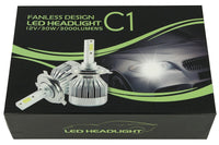 Kit Full Lampada Led Cob H4 20/20W 12V 24V Bi-Led Bi Luce Bianco 6000K Senza Driver e Ventilatore