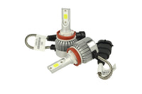 Kit Full Lampada Led Cob H8 H11 H9 20W 12V 24V Bianco 6000K Per Abbagliante e Fendinebbia Senza Driver