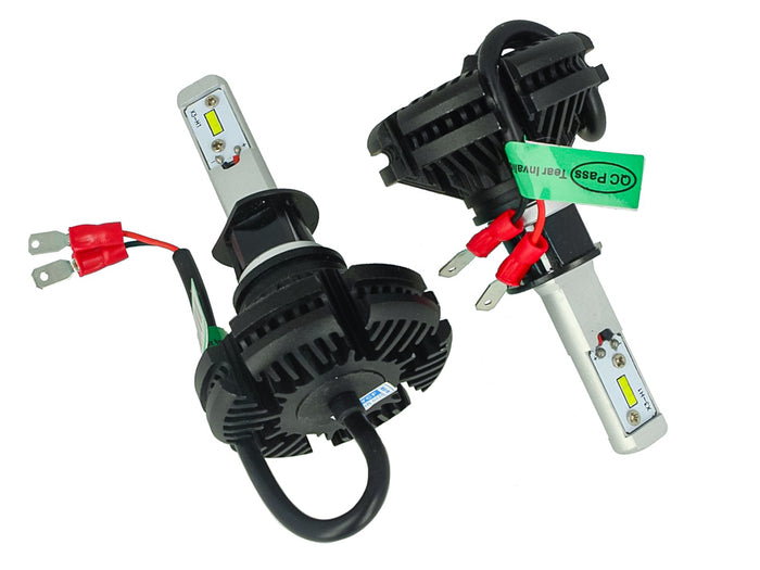 Kit Full Lampada Led H1 12V 24V 30W 3600 Lumen IP67 Per Abbagliante e Fendinebbia Senza Driver