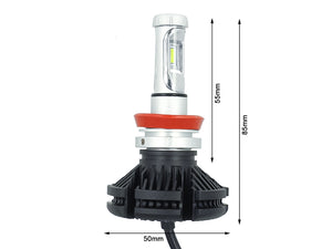 Kit Full Lampada Led H8 H11 12V 24V 30W 3600 Lumen IP67 Per Abbagliante e Fendinebbia Senza Driver