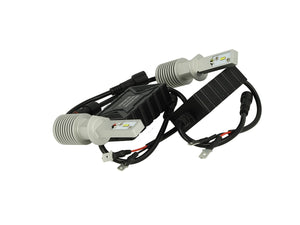 Kit Full Led Canbus H1 30W Slim 12V 24V Dissipatore In Alluminio 3000 Lumens Bianco Ghiaccio