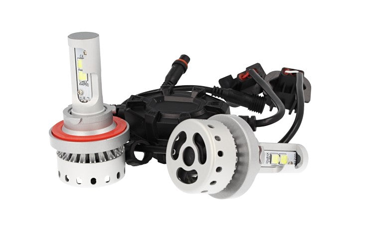 Kit Full Led Canbus H13 40/40W 5000 Lumens Con Ventilatore 12V 24V 4 Cree XHP 50