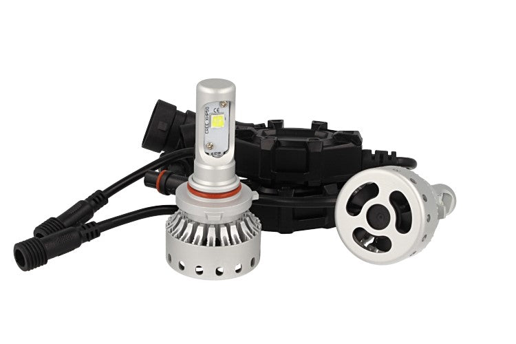 Kit Full Led Canbus HB3 9005 40W 5000 Lumens Con Ventilatore 12V 24V 2 Cree XHP 50