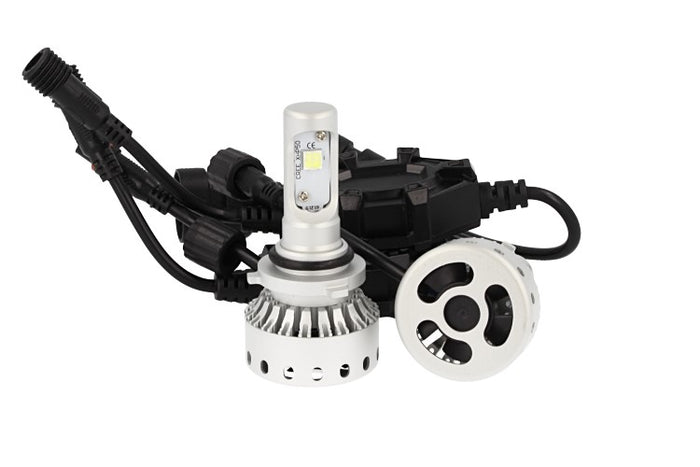 Kit Full Led Canbus HB4 9006 40W 5000 Lumens Con Ventilatore 12V 24V 2 Cree XHP 50