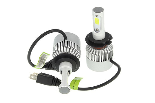 Kit Full Led Cob H7 30W Con Ventilatore 12V 24V Attacco Smontabile All In One Senza Driver 3000 Lumen