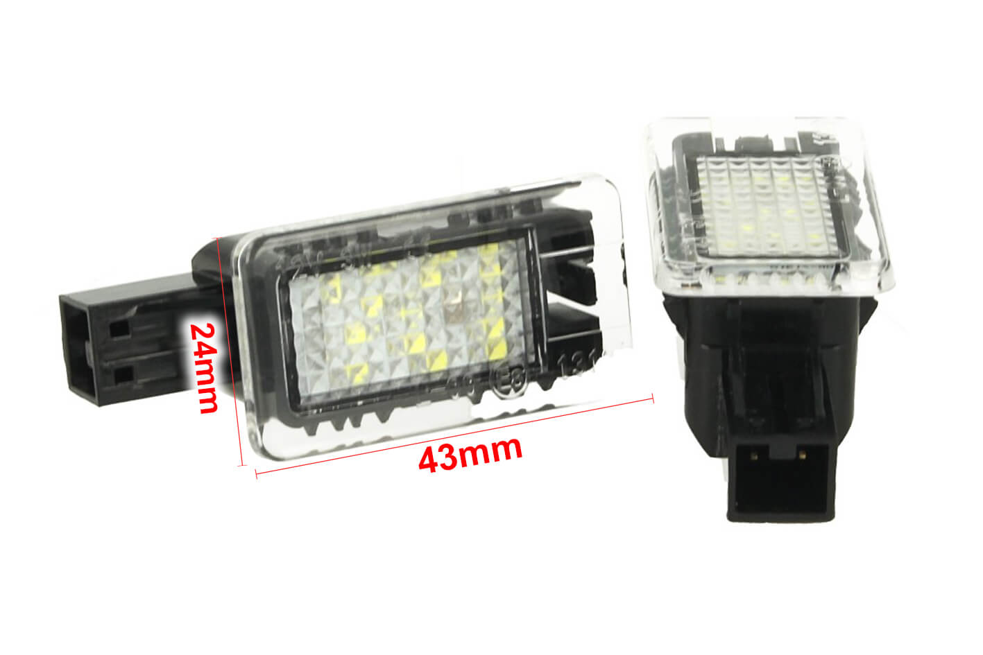 Kit Luci Portiere A Led Per Volvo S80 S60 S80L S60L V70 V60 V40 XC60 XC90 12V 5W Canbus Bianco