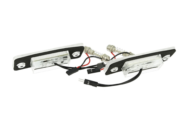 Kit Luci Targa Led Audi A8 D3 2002-2010 Bianco Canbus No Errore OEM 4E0943021 E40943022