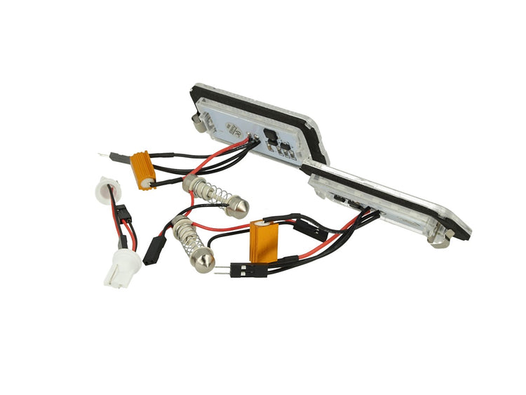 Kit Luci Targa Led Fiat 500 500C 51800482 Bianco Canbus No Errore 12V Resistenza Inclusa