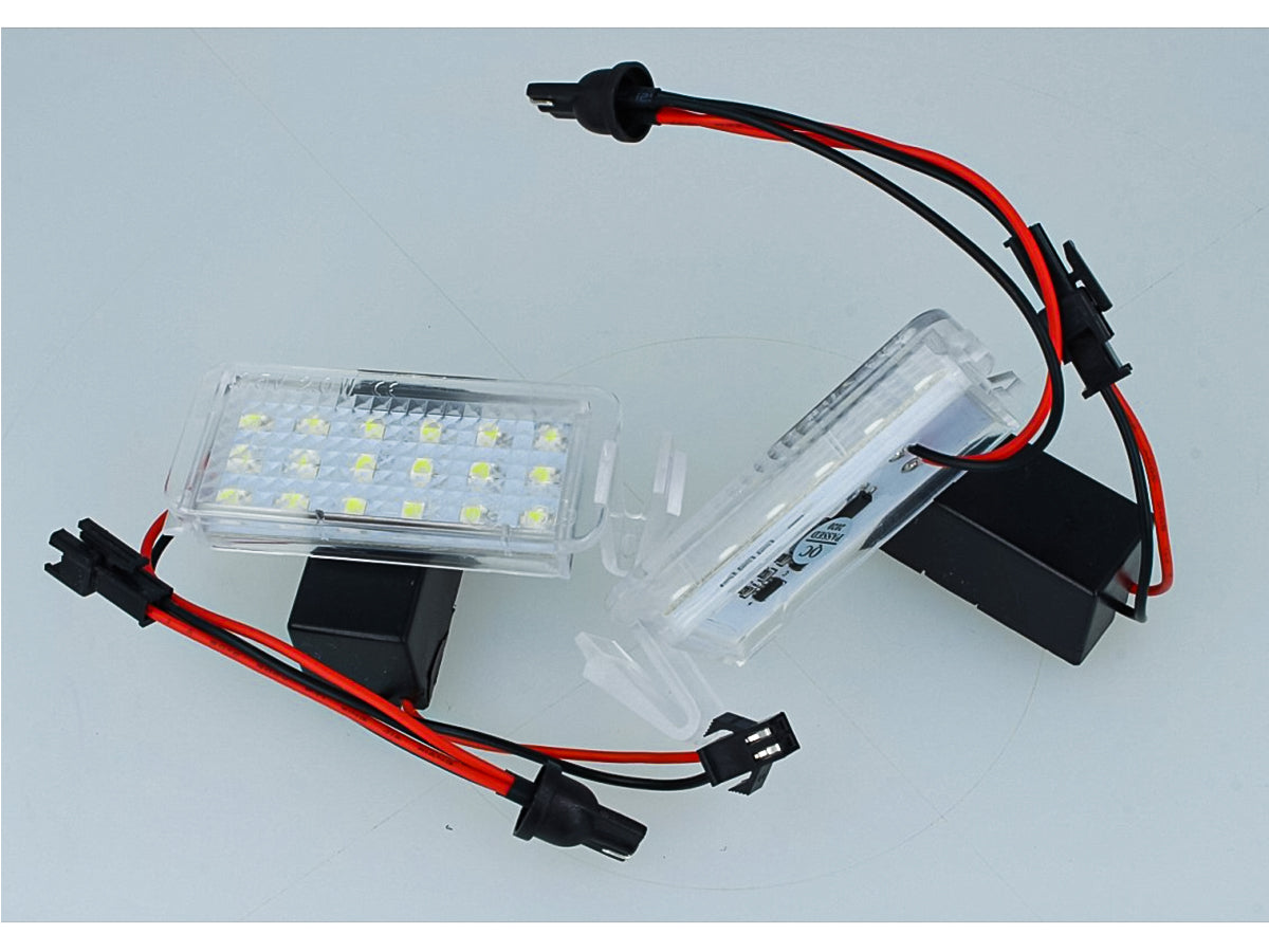 Kit Luci Targa Led Ford Falcon Fiat 500X Bianco Resistenza Inclusa No Errore Canbus