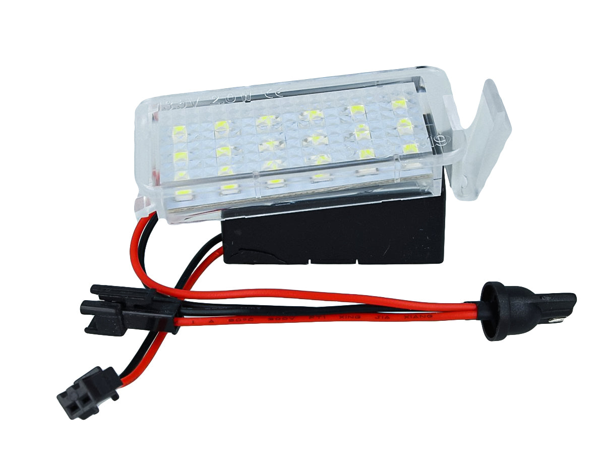 Kit Luci Targa Led Ford Falcon Fiat 500X Bianco Resistenza Inclusa No Errore Canbus