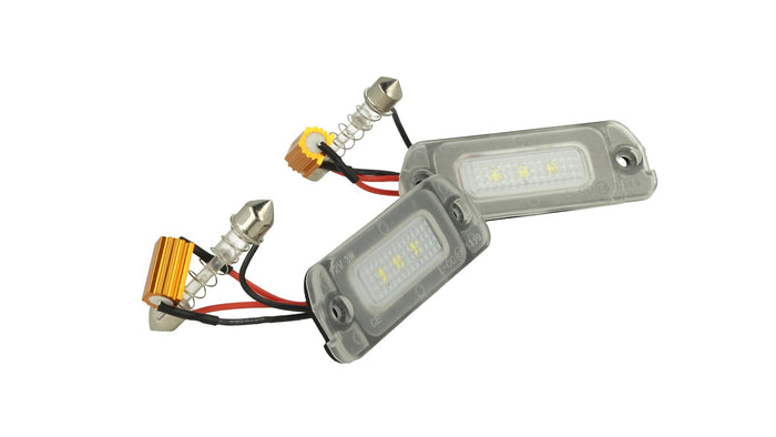 Kit Luci Targa Led Mercedes Benz Classe R W251 ML W164 GL X164 12V 3W Resistenza Inclusa