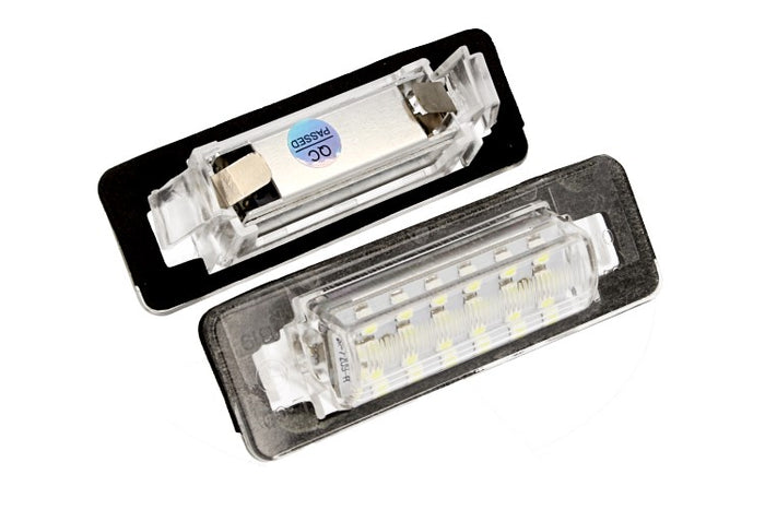 Kit Luci Targa Led Mercedes Benz W210 4D Sedan W202 4D Sedan Bianco Canbus No Errore