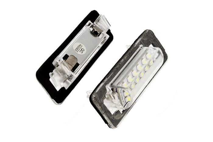 Kit Luci Targa Led Mercedes Benz W210 4D Sedan W202 4D Sedan Bianco Canbus No Errore