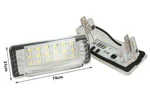 Kit Luci Targa Led Per Mercedes Benz Sprinter Dodge OEM 9018200156 Canbus Bianco 12V 5W