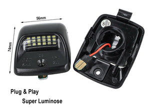 Kit Luci Targa Led Toyota Tacoma 2005-2015 Tundra 2000-2013 Canbus Bianco 6000K 12V 5W No Errore