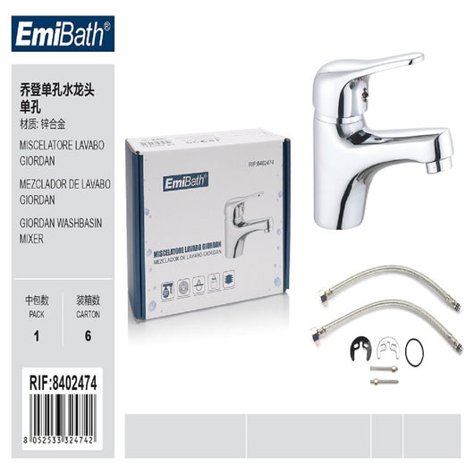 Kit Miscelatore Bagno Rubinetto Da Bagno Argento Cromato Misura 135x115mm