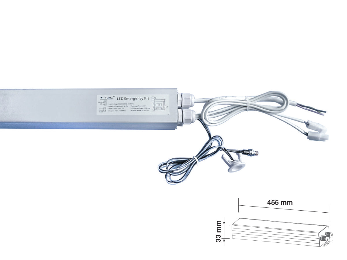 Kit Sistema Di Emergenza Led Corrente Costante 20-80V Per Faretto Led Da 6W Fino a 24W Autonomia 3 Ore SKU-8275