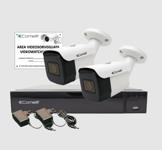 Kit Videosorveglianza Comelit Smart AHD 2MP 4 Canali AHKIT004S02A