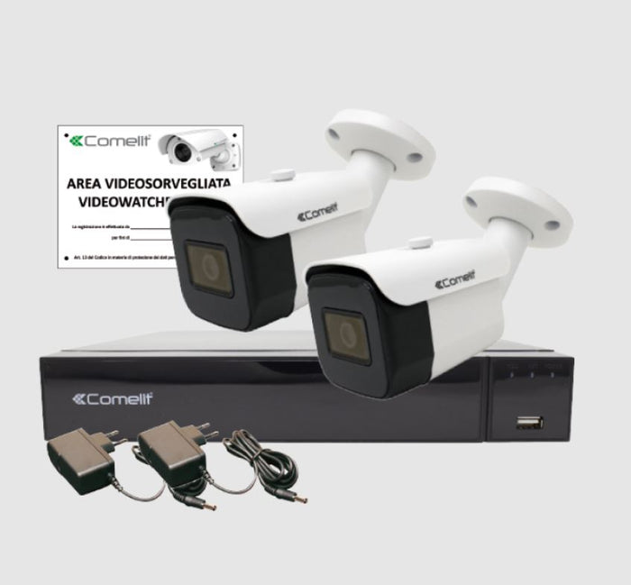 Kit Videosorveglianza Comelit Smart AHD 2MP 4 Canali AHKIT004S02A